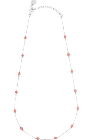 ESTELLA BARTLETT Silver Sand Amazonite Paperlink Luck Necklace One