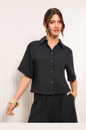 Friends Like These Linen Look Short Sleeve Shirt AU 22