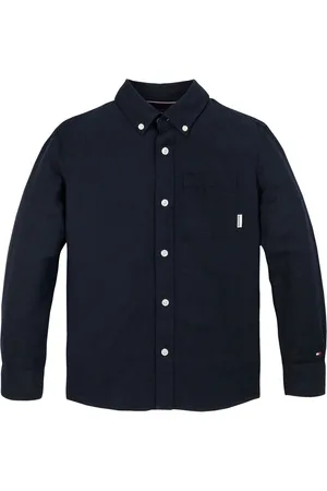 Tommy Hilfiger Relaxed Linen Blend Long Sleeve Shirt 16 Years (176cm)
