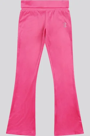 Juicy Couture Pink Girls Fold Over Waist Joggers 10