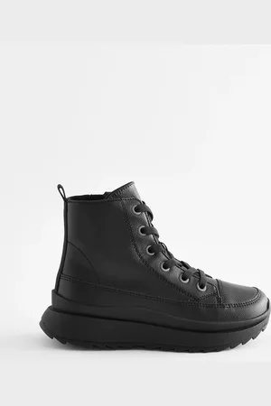 Next Black School Extra Chunky Lace-Up Trainers AU 6 (EU 39)