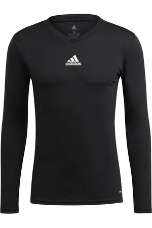 adidas Black Teamwear Base Layer Long Sleeve Top M