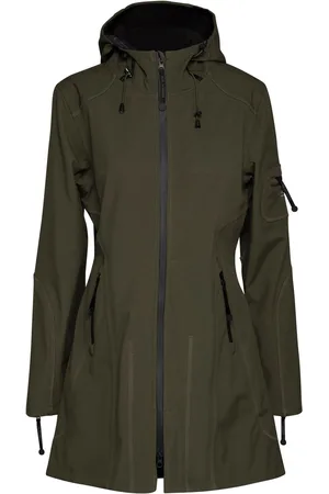 Ilse Jacobsen Waterproof Functional Softshell Raincoat AU 12