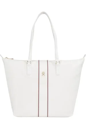 Tommy Hilfiger White Poppy Tote Bag One