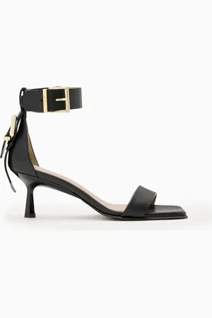 AllSaints AllSaints Black Noir Low Sandals AU 9 (EU 40)