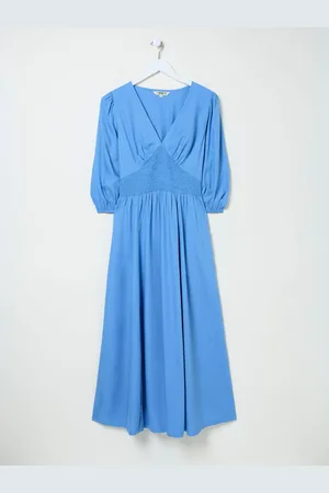 Fat Face FatFace Rene Textured Midi Dress AU 6 S