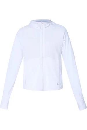 Sweaty Betty White UV Lightweight Zip-Up Sweatshirt S