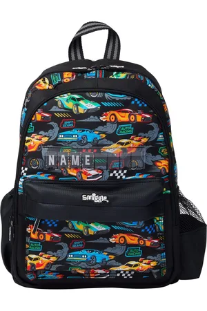 SMIGGLE Black Junior Curious ID Backpack One