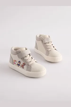 Next Grey Wide Fit (G) Paw Patrol Elastic Lace High Top Trainers AU 6 (EU 23)