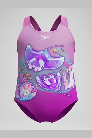 Speedo Purple Digital Printed Swimsuit 2 Years (92cm)