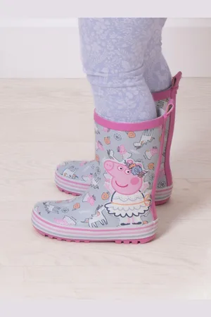 Totes Pink Ballerina Childrens Peppa Pig Wellies AU 10 (EU 28)