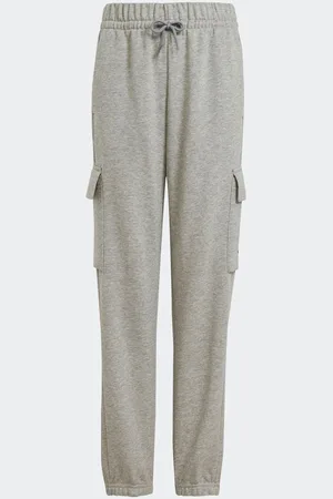 adidas Grey Small Logo Fleece Cargo Joggers 7