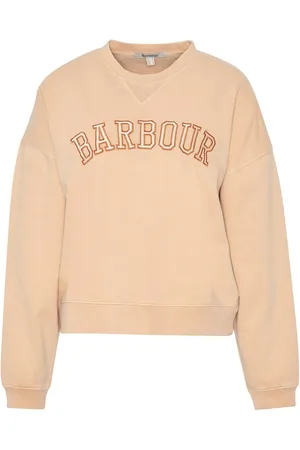 Barbour Brown Millie Toast 100% Cotton Sweatshirt AU 16