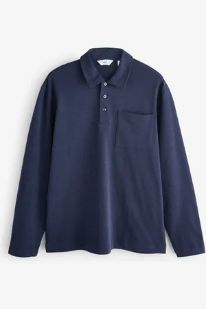 Next Heavyweight Long Sleeve Polo Shirt XL