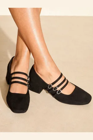 Friends Like These Low Block Heel Triple Strap Maryjane Court Shoes AU 6 (EU 37)