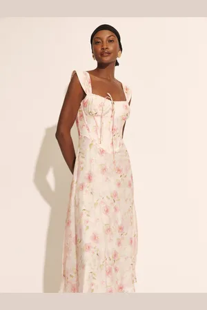 Bardot Esra Printed Midi Dress AU 8