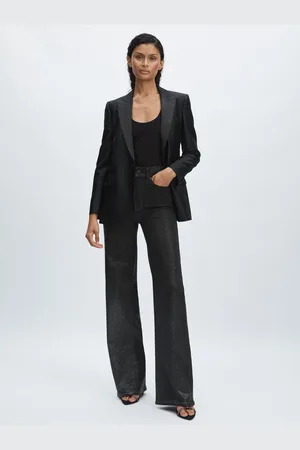 Paige Glitter Dégradé Straight Leg Jeans AU 32