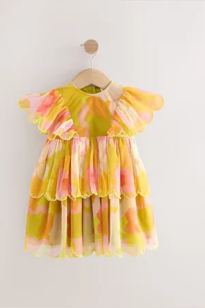 Next Mesh Scallop Party Dress (3mths-7yrs) 5
