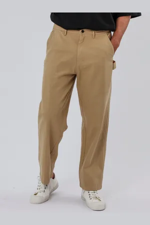 Religion Natural 100% Cotton Work Wear Trousers L