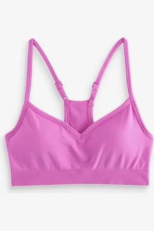 Fabletics Pink Sleek Seamless Low Impact Bra M