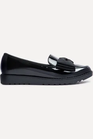 Linzi Cathy Platform Loafers with Large Bow AU 6 (EU 37)