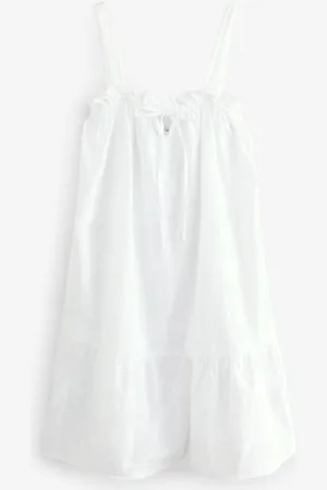 Next Embroidered 100% Cotton Summer Mini Dress AU 26