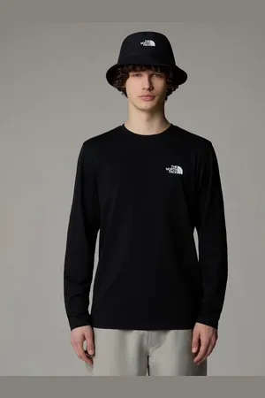 The North Face Black Mens Long Sleeve Simple Dome T-Shirt XL