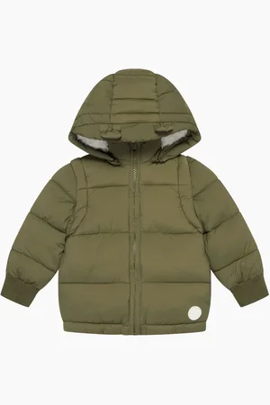 Mori Green 3-In-1 Cosy Coat to Gilet 2