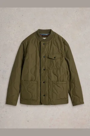 White Stuff Green Tenby Quilted Jacket M