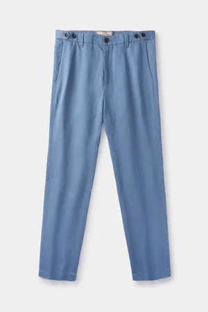 Aubin Owsten White Trousers 30W x 31L (UK 30 R)