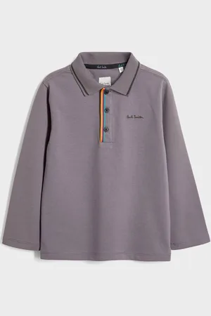 Paul Smith Boys Long Sleeve Signature Polo Shirt 8