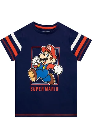 Character Blue 100% Cotton Super Mario Gaming T-Shirt 11