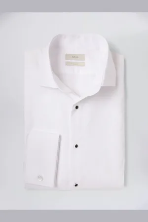 Moss Tailored Marcella 100% Cotton Dress Shirt AU 37 Regular