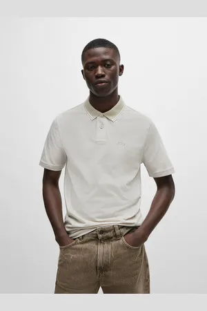 HUGO BOSS Relaxed Fit 100% Cotton Tipped Collar Polo Shirt XL