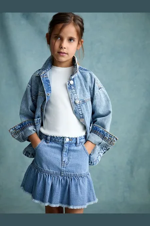 Next 100% Cotton Denim Skirt (3-16yrs) 3 Years (98cm)