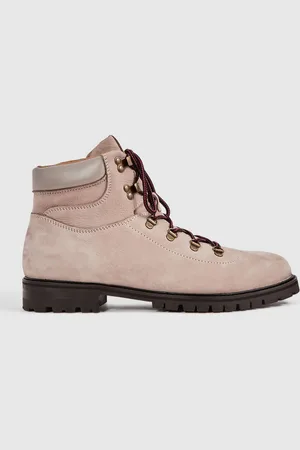 Reiss Stone Ashdown Leather Hiking Boots AU 11 (EU 45)