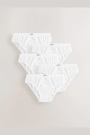 Next White 100% Cotton Briefs 5 Pack (1.5-16yrs) 11