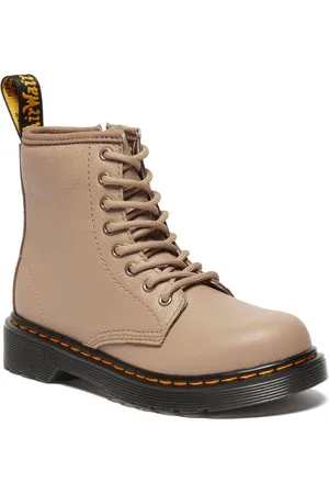 Dr. Martens Cream Junior 1460 Virginia Lace-Up Boots AU 12 (EU 31)