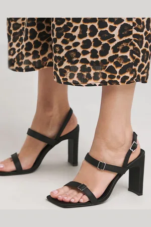 Simply Be Black Wide Fit Barely There High Heel Sandals AU 9 (EU 41)