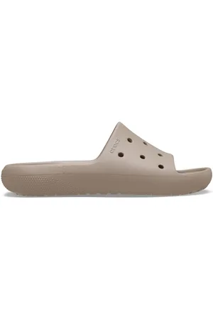 Crocs Taupe Adults Slide Sandals AU 9 (EU 41)