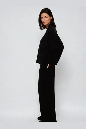 Religion Black Rick Slouchy and Soft Knitted Co-ord Lounge Trousers AU 8