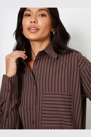 Threadbare Striped Long Sleeve Shirt AU 14