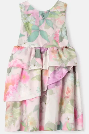 Angel & Rocket Lilah Peplum Tiered Print Dress 3 Years (98cm)