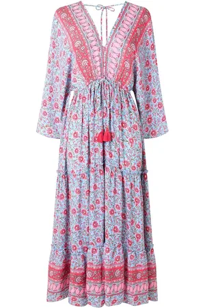 Joe Browns Floral Print Tiered Kimono Maxi Dress S