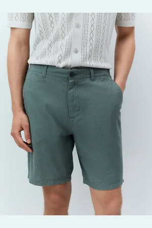 Next Linen Rich Elasticated Waist Chino Shorts 34r