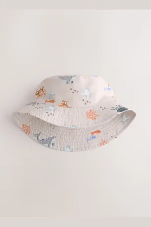 Next Sea Creature Print 100% Cotton Bucket Hat (3mths-10yrs) 1