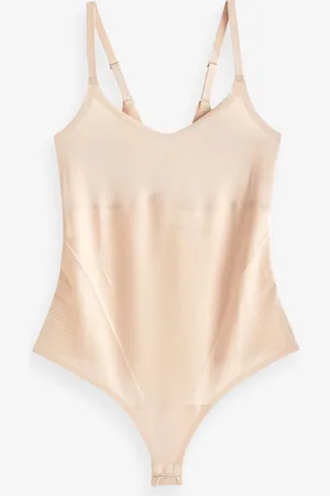 Spanx Shape Invisible Cami Thong Bodysuit M