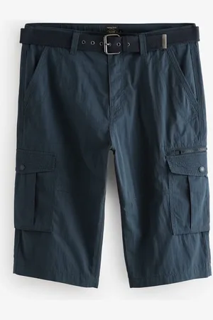 Next Long Length Belted Cargo Shorts 40W x 31L (UK 40 R)