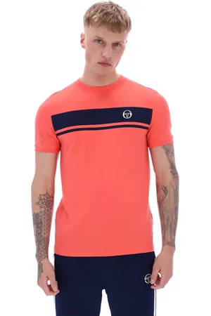 Sergio Tacchini Red Master Crew Neck 100% Cotton T-Shirt M