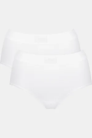 Sloggi White Double Comfort T Tai Briefs 2 Pack 16